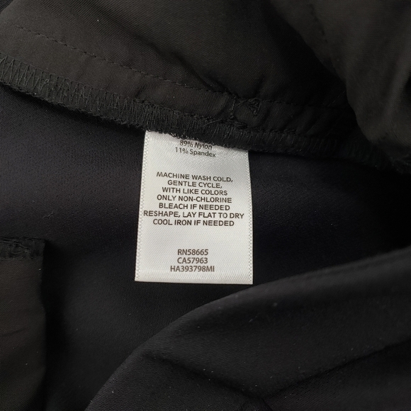 HALOGEN Black Straight Leg Casual/Work Pants - Picture 7 of 8